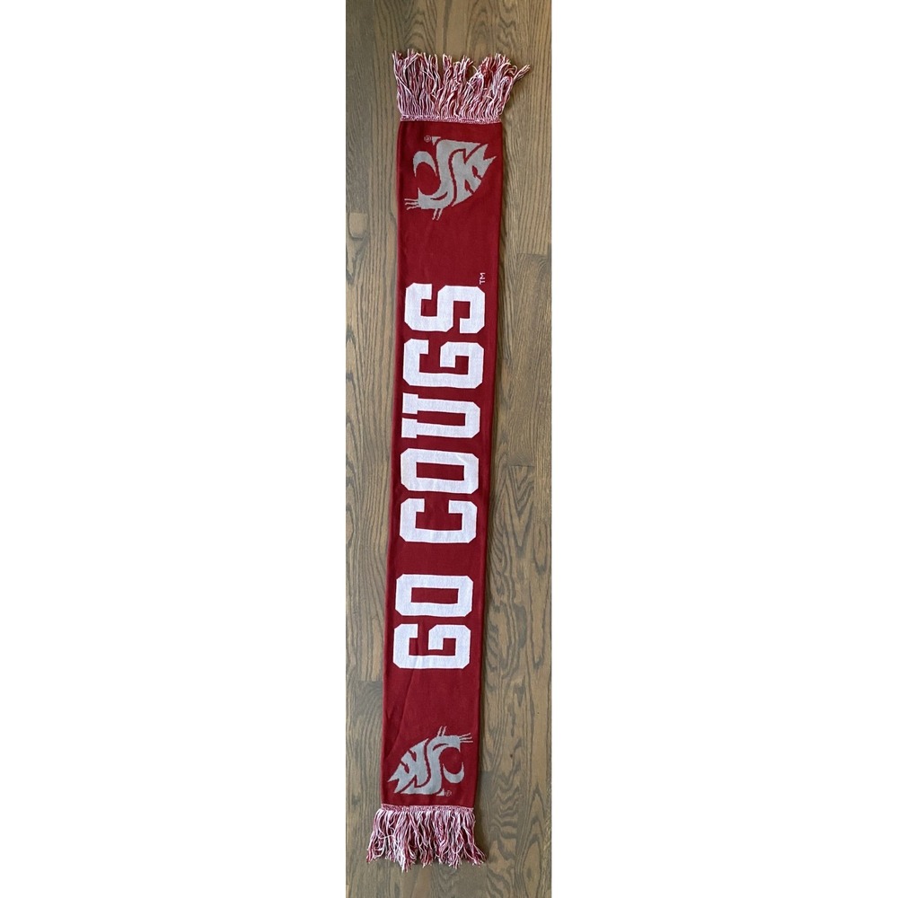 WSU Washington State Cougars Scarf GO COUGS
